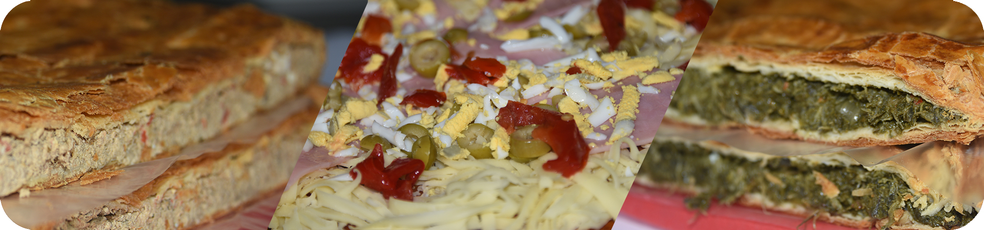 Panadería, confitería, bizcochos, croissant, pan, galletas, saladitos,jesuitas,arrolladitos, medialunas,bocados calientes, pizza, pascualina,atún