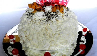 Postre de chaja y durazno